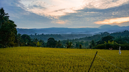 mountain landscape in the morning