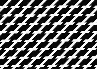 Abstract stripped geometric background. Vector illustration. Stylish vector texture. Retro Monochrome Geometric Background