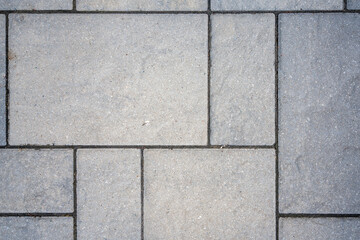 Close up View of Interlock Pattern on a Driveway