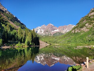 Mountain Reflection at Maroon Bells