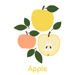 Apple. Vector Illustration EPS. 