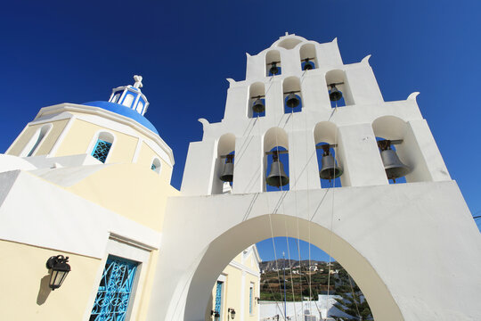 Santorini Island in Greece.