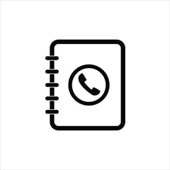 Phone book icon