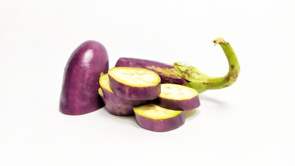 eggplant isolated on white background