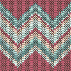 Handicraft zig zal lines knit texture geometric 