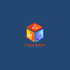 Game cube logo design