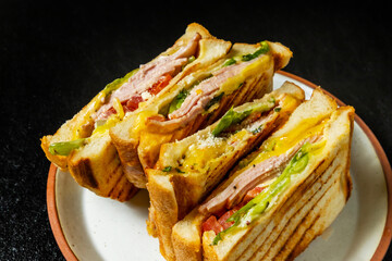 ホットサンドウィッチ　 hot sandwich