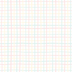 Hand drawn lines seamless pattern. Irregular lines repeating background. 