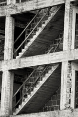 Fototapeta premium Exposed Stairwell