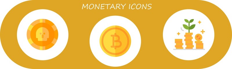 Modern Simple Set of monetary Vector flat Icons