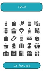 pack icon set