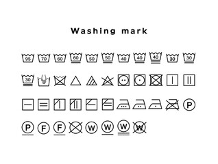 洗濯表示アイコン