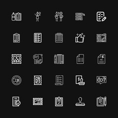 Editable 25 yes icons for web and mobile