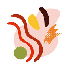 contemporary art work texturestyle icon
