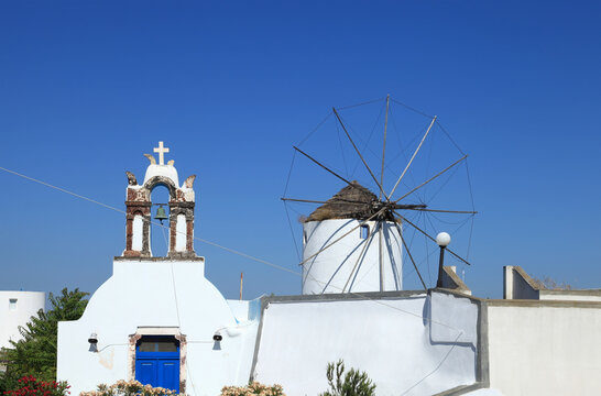 Santorini Island in Greece.