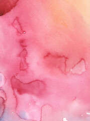 abstract sunshine red watercolor background