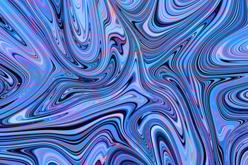 Abstract marble texture. Fantasy fractal background in orange. Liquid pattern as background.