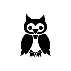 Fototapeta premium owl bird animal vector illustration