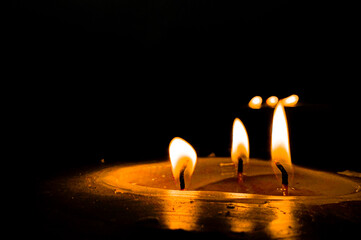 candle in the dark