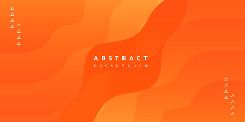 Abstract colorful orange curve background	