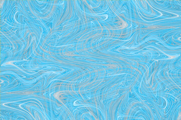 Colourful psychedelic background made of interweaving curved shapes. liquid splash as Illustration.