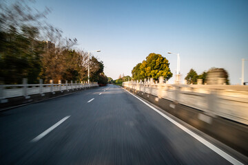 Obraz premium road in city