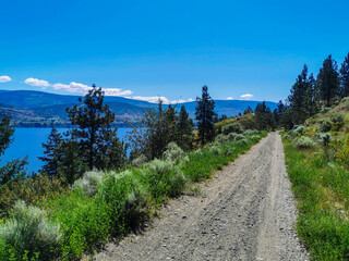 Cycling Trails KVR Kettle Valley Through Vineyards and Orchards Beautiful Landscapes