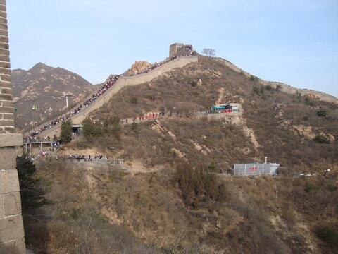 badalin great wall, beijing china.