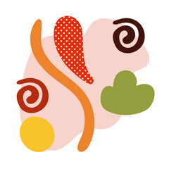 contemporary art work texturestyle icon