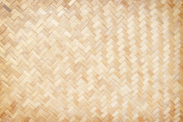 close up bamboo woven texture pattern background