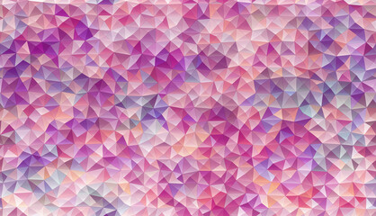 Colorful Triangle Polygon Background Seamless