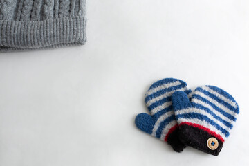 毛糸 冬  寒い  暖かい  手袋  キッズ ニット 帽子
