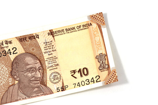 New Indian currency of 10 rupee note