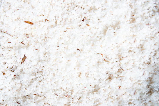 Grated coconut to make coconut milk