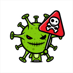 Virus vector design of dangerous sign