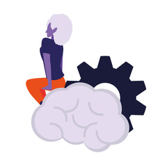 woman planning with the best ideas