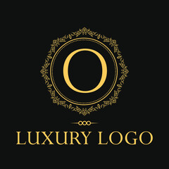 Luxury logo. Premium elegant initial letter design template for restaurant, hotel, boutique, cafe, Hotel, Heraldic, Jewelry, Fashion and other business
