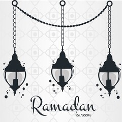 Flat design ramadan event concept