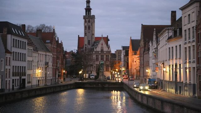 Historic City Center Brugge, Belgium 