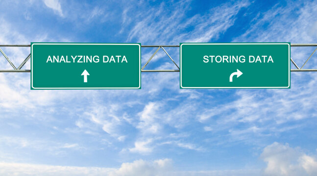 Road sign to analyzing and storing data