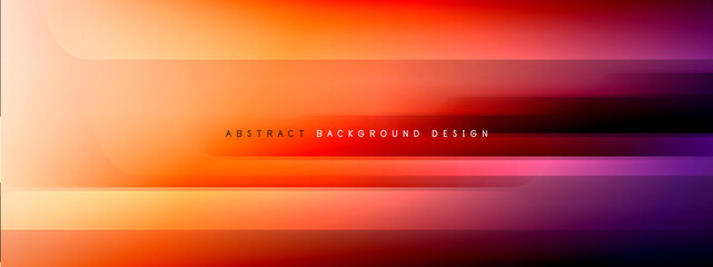 Motion concept neon shiny lines on liquid color gradients abstract backgrounds. Dynamic shadows and lights templates for text