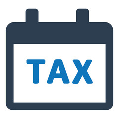 Tax day icon
