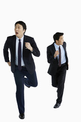 Two businessmen on the run