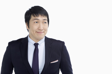 Portrait of a businessman smiling