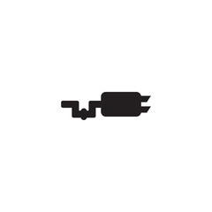 Exhaust system icon , Automotive icon vector