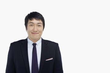 Portrait of a businessman smiling