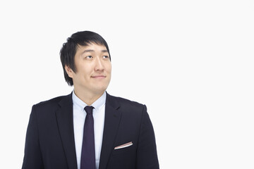 Portrait of a businessman smiling