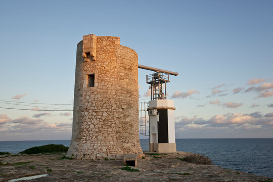 Baliza de Sa Torre d&acute;en Beu. Santanyi. Comarca de Migjorn.Mallorca. Balearic Islands.Spain