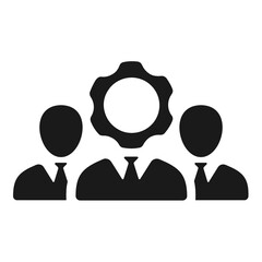 Business management team icon