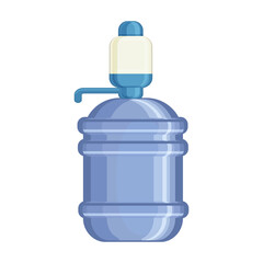 Water cooler vector icon.Cartoon vector icon isolated on white background water cooler.
